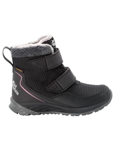 Jack Wolfskin Unisex Kinder Polar Wolf Texapore Mid Vc K, Phantom / Pink, 39 EU von Jack Wolfskin