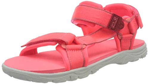 Jack Wolfskin Unisex Kinder Seven Seas 3 K Freizeitsandale, Coral Pink, 30 EU von Jack Wolfskin