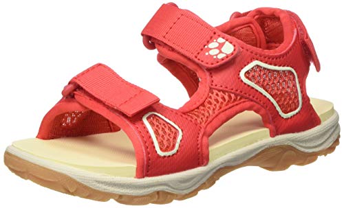 Jack Wolfskin Unisex Kinder Taraco Beach K Sport Sandalen, Rot Red Champagne 2132, 36 EU von Jack Wolfskin