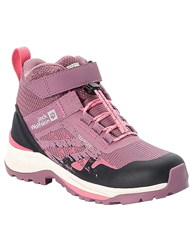 Jack Wolfskin Unisex Kinder Vili Hiker Texapore Mid K, Ash Mauve, 35 EU von Jack Wolfskin