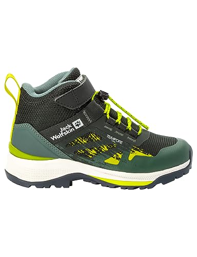 Jack Wolfskin Unisex Kinder Vili Hiker Texapore Mid K, Slate Green, 33 EU von Jack Wolfskin