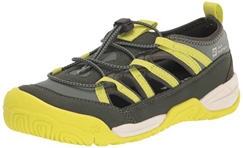 Jack Wolfskin Unisex Kinder Vili K Sandale, Slate Green, 37 EU von Jack Wolfskin