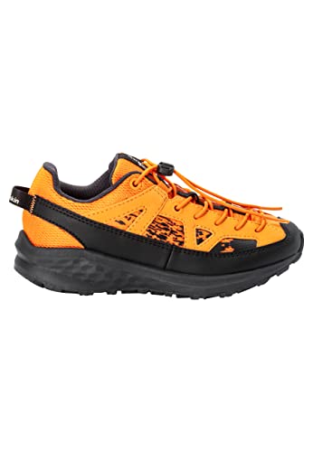 Jack Wolfskin Unisex Kinder Vili Sneaker Low K, Orange Pop, 36 EU von Jack Wolfskin