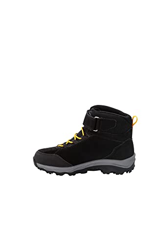 Jack Wolfskin Unisex Kinder Vojo Lt Texapore Mid K, Black / Burly Yellow Xt, 36 EU von Jack Wolfskin