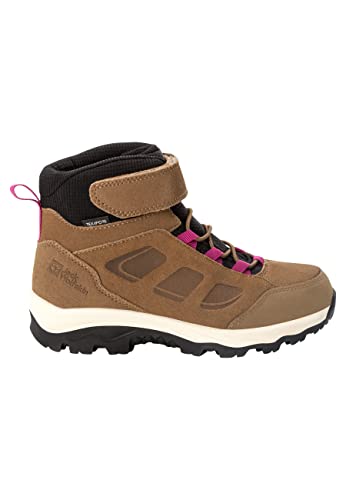 Jack Wolfskin Unisex Kinder Vojo Lt Texapore Mid K, Brown / Pink, 40 EU von Jack Wolfskin