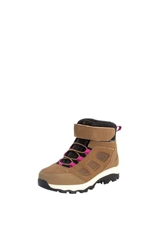 Jack Wolfskin Unisex Kinder Vojo Lt Texapore Mid K, Brown / Pink, 27 EU von Jack Wolfskin