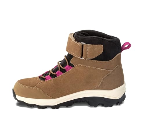 Jack Wolfskin Unisex Kinder Vojo Lt Texapore Mid K, Brown / Pink, 30 EU von Jack Wolfskin