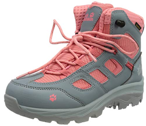 Jack Wolfskin Unisex Kinder Vojo Texapore Stiefel, Grey Pink, 37 EU von Jack Wolfskin