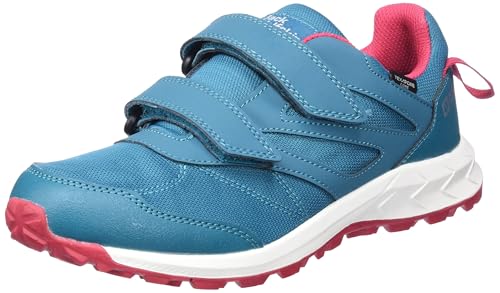 Jack Wolfskin Unisex Kinder Woodland Texapore Low Vc K, Turquise / Pink, 38 EU von Jack Wolfskin