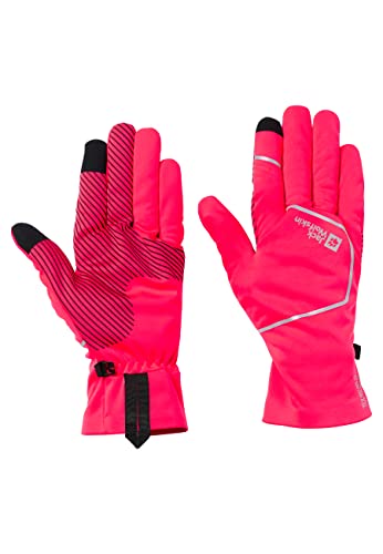 Jack Wolfskin Unisex Morobbia Light Handschuhe, Flashing Pink, S von Jack Wolfskin