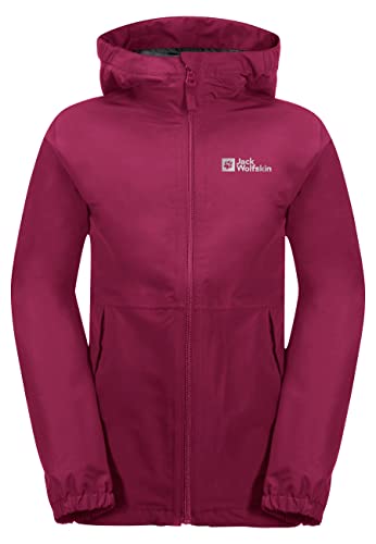 Jack Wolfskin Unisex Stormy Point Jacket, Dark Ruby, 92 von Jack Wolfskin