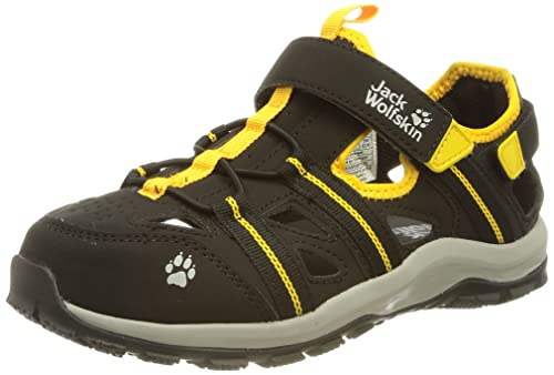 Jack Wolfskin Unisex Sun Climber K Sandale, Black/Burly Yellow Xt, 35 EU Jack Wolfskin Unisex Sun Climber K Sandale, Black/Burly Yellow Xt, 35 EU von Jack Wolfskin