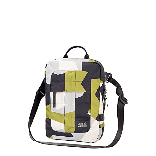 Jack Wolfskin Unisex Trt Utility Umhängetasche, Green geo Block von Jack Wolfskin