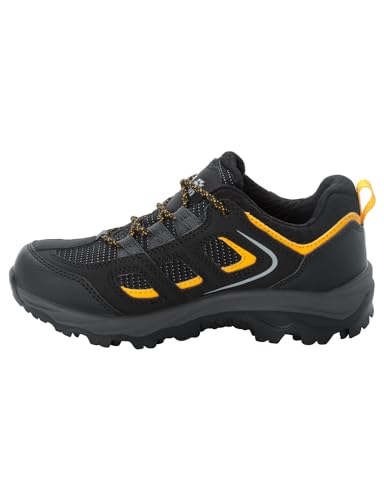 Jack Wolfskin Unisex Vojo Texapore Low K Walking-Schuh, Black/Burly Yellow, 39 EU von Jack Wolfskin