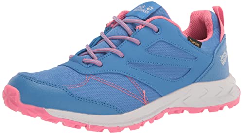 Jack Wolfskin Unisex Woodland Texapore Low K Walking-Schuh, Blue/Coral, 37 EU von Jack Wolfskin