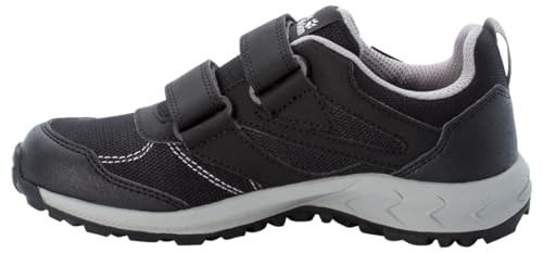 Jack Wolfskin Unisex Woodland Texapore Low Vc K Sneaker, Phantom/Grey, 35 EU von Jack Wolfskin