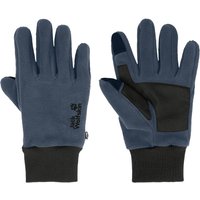 Jack Wolfskin Vertigo Glove Fleecehandschuh mit Veloursleder-Handinnenfläche S blue midnight sky von Jack Wolfskin