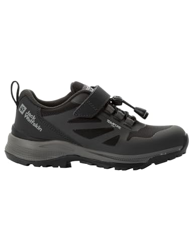 Jack Wolfskin Villi Hiker Texapore Low K Walking-Schuh, Black, 34 EU von Jack Wolfskin