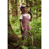 Jack Wolfskin Villi Short Overall Kids Kurze Latzhose Kinder 128 ash mauve ash mauve von Jack Wolfskin