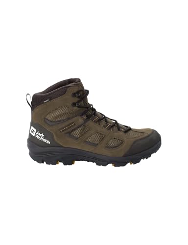 Jack Wolfskin Vojo 3 Texapore Mid, wasserdichte Herren Wanderschuhe, Khaki Phantom, 39.5 EU von Jack Wolfskin