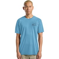 Jack Wolfskin Vonnan Graphic T-Shirt Men Funktionsshirt Herren S multi color PEAK TRAIL sky blue von Jack Wolfskin