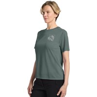 Jack Wolfskin Vonnan Graphic T-Shirt Women Funktionsshirt Damen S multi color RIDGE LEAF slate green von Jack Wolfskin