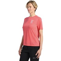 Jack Wolfskin Vonnan Graphic T-Shirt Women Funktionsshirt Damen XXL red,orange EXPLORE sunset coral von Jack Wolfskin