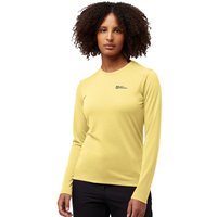 Jack Wolfskin Vonnan LS T-Shirt Women Langarm Funktionsshirt Damen M yellow lemon ice von Jack Wolfskin