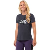 Jack Wolfskin Vonnan S/S Graphic T-Shirt Women Funktionsshirt Damen XS graphite graphite von Jack Wolfskin