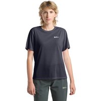 Jack Wolfskin Vonnan S|S T-Shirt Women Funktionsshirt Damen S grey Graphite von Jack Wolfskin