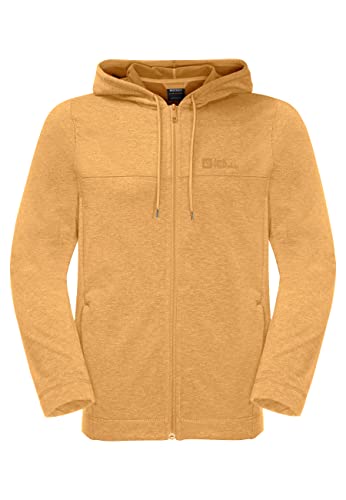 Jack Wolfskin WALDSEE Hooded JKT M Honey Yellow - L von Jack Wolfskin