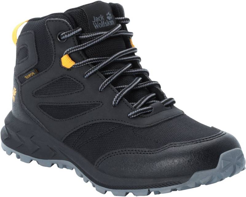 Jack Wolfskin WOODLAND TEXAPORE MID K Wanderschuh wasserdicht, Trekkingschuh von Jack Wolfskin