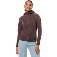 Jack Wolfskin Waldsee Hooded Jacket Women Fleecejacke Damen XXL boysenberry boysenberry von Jack Wolfskin