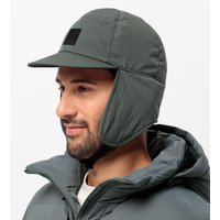 Jack Wolfskin Wandermood Cap Winddichte Schirmmütze mit Ohrenschutz M grau slate green von Jack Wolfskin