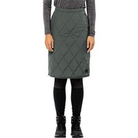 Jack Wolfskin Wandermood Skirt Women Winterrock Midi Damen S grau slate green von Jack Wolfskin