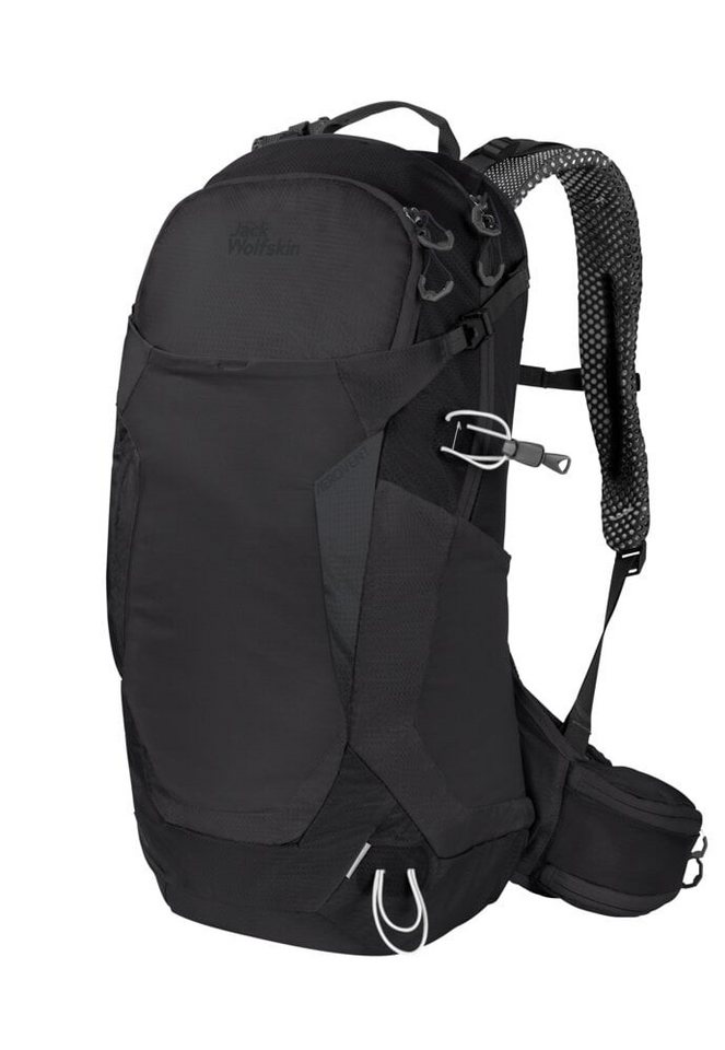 Jack Wolfskin Wanderrucksack Crosstrail (für Tagestouren) schwarz 24 Liter von Jack Wolfskin