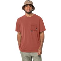 Jack Wolfskin Wanderthirst T-Shirt Men Funktionsshirt Herren XL barn red barn red von Jack Wolfskin