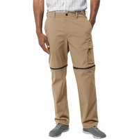 Jack Wolfskin Wanderthirst Zip Pants Men Zip-Off Hose Herren 46 sand storm sand storm von Jack Wolfskin