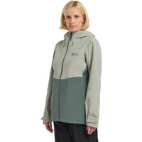 Jack Wolfskin Weiltal 2L Jacket Women Regenjacke Damen L green mint leaf von Jack Wolfskin