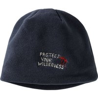 Jack Wolfskin Wilderness Beanie Kids Beanie Mütze Kinder M blau night blue von Jack Wolfskin