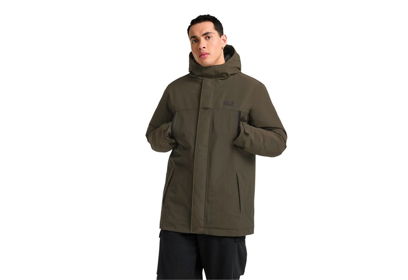 Jack Wolfskin Winterjacke Glacer Shield (wasserdicht, atmungsaktiv, warm) braun Herren von Jack Wolfskin