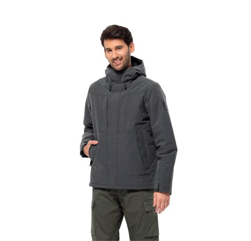 Jack Wolfskin Winterjacke Snowy Park (wasserdicht, winddich, atmungsaktiv) schwarz Herren von Jack Wolfskin