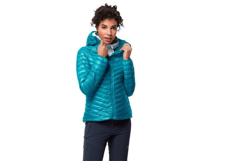 Jack Wolfskin Winterjacke Winter-Daunenjacke Atmosphere cyanblau Damen von Jack Wolfskin