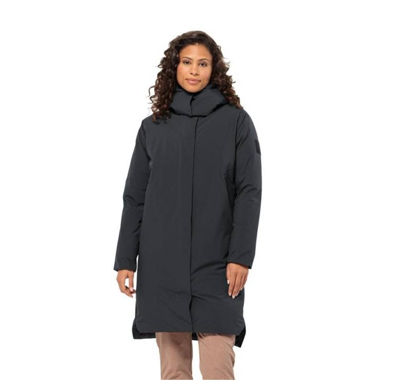 Jack Wolfskin Daunenmantel Luisenplatz Coat (wasserdicht, winddicht) phantomgrau Damen von Jack Wolfskin