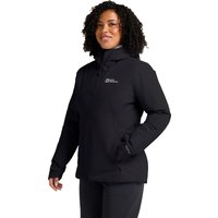 Jack Wolfskin Wisper Ins Jacket Women Wasserdichte Winterjacke Damen XL black black von Jack Wolfskin