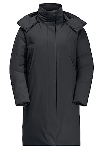 Jack Wolfskin Damen Luisenplatz Coat W Mantel, Phantom, XS von Jack Wolfskin