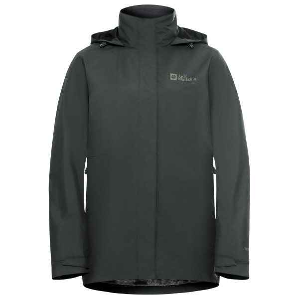 Jack Wolfskin - Women's Rotwand 3in1 Jacket - Doppeljacke Gr XL grau von Jack Wolfskin