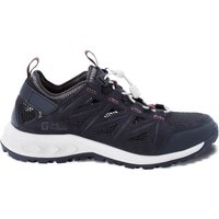 Jack Wolfskin Woodland 2 Hybrid Low Women Wanderschuhe Damen 37 blau dark blue / pink von Jack Wolfskin