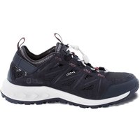 Jack Wolfskin Woodland 2 Hybrid Low Women Wanderschuhe Damen 38 blau dark blue / pink von Jack Wolfskin