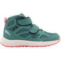 Jack Wolfskin Woodland 2 Texapore Mid VC Kids Wasserdichte Wanderschuhe Kinder 39 green Jade Green von Jack Wolfskin